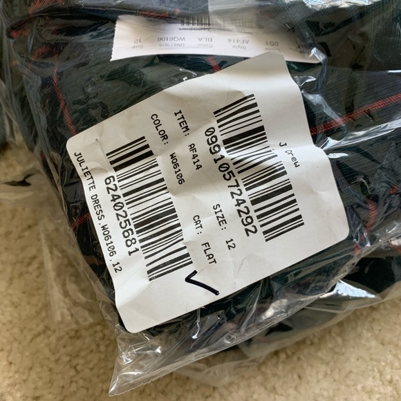 New NWT J crew tie neck pleated A line Dress Green - Picture 3 of 4